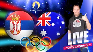 Srbija  Australija  Olimpijada  Live  Pariz 2024 [upl. by Kanter]