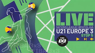 RELIVE  FIBA 3x3 U21 Nations League 2024  Europe 3  Stop 5  Group Phase [upl. by Aynnat741]