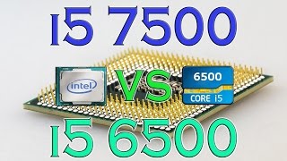 i5 7500 vs i5 6500  BENCHMARKS  GAMING TESTS REVIEW AND COMPARISON  Kaby Lake vs Skylake [upl. by Kopans]