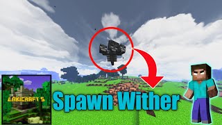 SPAWN WITHER IN LOKICRAFT 5 shorts [upl. by Kumar]