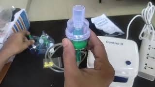 How to Properly Use  ControlD  Nebulizer  Machine  at Home nebulizer kaise use kare unboxing [upl. by Yand]