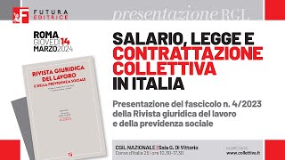 Salario legge e contrattazione collettiva in Italia seconda parte [upl. by Gerome664]