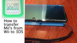 How to transfer Miis from your Wii to your 3DS [upl. by Atinar]