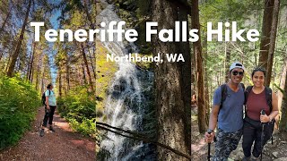 Teneriffe Falls Hike Vlog ⛰️  Northbend Washington [upl. by Rimidalb509]