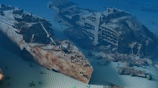 ⚓ SHIPWRECKS Depth Comparison ⚓ 3D [upl. by Laen]