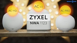 Обзор точек доступа Zyxel линейки NWA1123 в 4k [upl. by Earezed111]