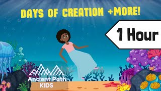 1 Hour Set Apart Music Compilation for YAHUAH Kids  Days of Creation Song PLUS More [upl. by Einneb]