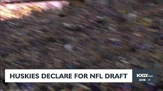 Huskies declare for NFL draft [upl. by Fleeta]