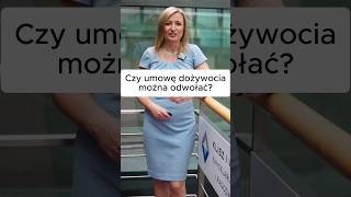 Rozwiązanie umowy dożywocia [upl. by Ise]