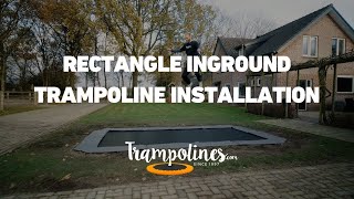 10x17 Rectangle Avyna ProLine Inground Trampoline Installation  GEN2 [upl. by Drabeck]