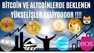 BİTCOİN VE ALTCOİNLERDE BEKLENEN YÜKSELİŞLER GELİYOR BTC ETH RVN AVAX DOGE SHİBA CHR 2022 [upl. by Hsirehc675]