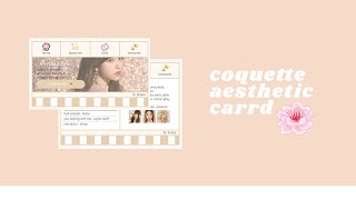 coquette aesthetic interactive carrd tutorial [upl. by Caton]