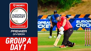 🔴 Dream11 ECC Premier 2024  Group A Day 1  3 Oct 2024  Live European Cricket [upl. by Eceryt841]