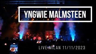 YNGWIE MALMSTEEN Live Milan 11112023  Trilogy suite  solo [upl. by Acissaj]