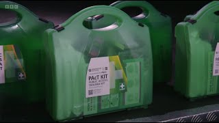 Public Access Trauma PAcT Kit distributed across 177 Manchester venues  The One Show 03092024 [upl. by Arac]