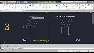 AutoCADSchulungStartZiel3  AutoCAD leicht lernen  Grundkurs [upl. by Michaela]