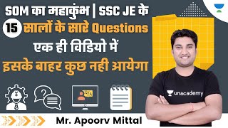 All Questions of last 15 Years  SSC JE  Strength Of Materials By Apoorv Mittal [upl. by Gilpin745]