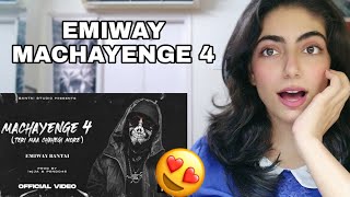 EMIWAY  MACHAYENGE 4 EXPLICIT OFFICIAL MUSIC VIDEO REACTION [upl. by Poyssick]