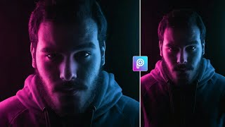 Easy Method For Portrait Dual Lighting Effects By Picsart  PicsArt Photo Editing Tutorial [upl. by Downs]