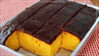 BOLO DE CENOURA FOFINHO E COM CASQUINHA DE CHOCOLATE [upl. by Narak]