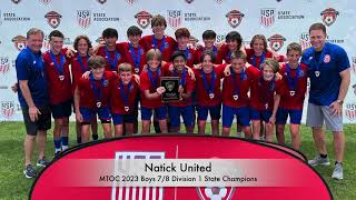 Natick United  MTOC 2023 Championship vs Ludlow  Highlights [upl. by Kerge]