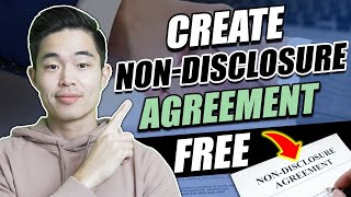 How to Create a NonDisclosure Agreement NDA for FREE Step by Step Tutorial [upl. by Darrick]