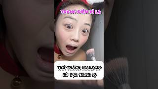 Lén Lút Vào Tủ Quần áo Thử Thách Make Up Hù Dọa Crush Sợ shorts makeup [upl. by Mechling873]