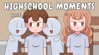 HIGHSCHOOL MOMENTS  Pinoy Animation [upl. by Wendi]