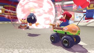 Mario Bob omb Blast Battle I Mario Kart 8 Deluxe [upl. by Zetram]