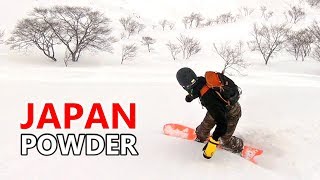 Japan Powder Snowboarding in Hakuba HappoOne [upl. by Maleen]