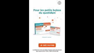 🔴 BiseptineCompress®  Pour les petits bobos du quotidien [upl. by Norreg55]