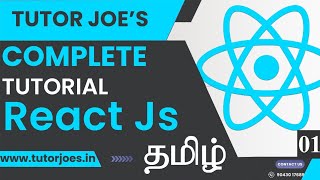 React JS Complete Tutorial in Tamil  Tutor Joes [upl. by Joletta]