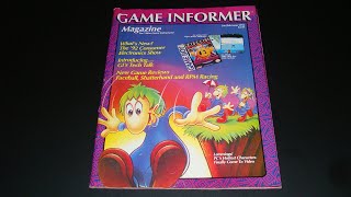 FCG presents Game Informer magazine Jan Feb 1992 Nintendo Lemmings Game Boy [upl. by Sotos]