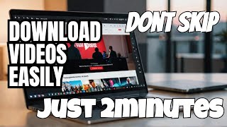 How To Download YouTube Video in Laptop or PC Without Any App  Latest Tutorial youtubeshorts [upl. by Sellers]