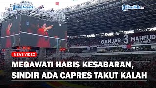 Megawati Habis Kesabaran Sindir Ada Capres Takut Kalah Siapa Peringatkan Polisi Tentara dan ASN [upl. by Auqkinahs]