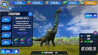 SONORASAURUS UNLOCKED TO BATTLE SONORASAURUS  JURASSIC WORLD THE GAME [upl. by Granoff]