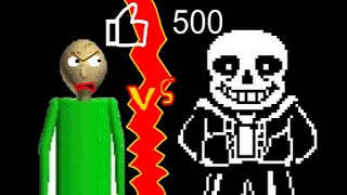 baldi VS sans 2 [upl. by Robenia]