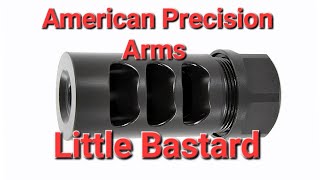 Testing out the American Precision Arms Little Bastard Muzzle Break [upl. by Htor]