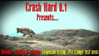 BeamNG  Racing amp Crashing A new Suspension testing area 4 little longer test area [upl. by Tiana294]