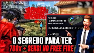 A Melhor Configuração Do Mouse Conversion Free Fire Para Ter 700x  Sensi [upl. by Elockin]