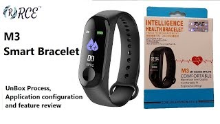 M3 Smart Band Quick setup quotYoho Sportsquot and Feature review [upl. by Wertz897]