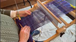 rigid heddle loom weaving [upl. by Biddy584]