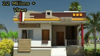 Modern single floor house design 3d [upl. by Aicilic]