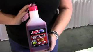 AMSOIL BreakIn Oil SAE 30 from AMSOIL Inc ID11738 [upl. by Dutch]