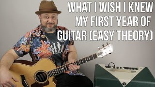 What I Wish I Knew My First Year Of Playing  Guitar Chord Theory [upl. by Almallah]