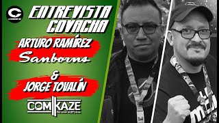 Entrevista Covacha con Arturo Ramírez Sanborns y Jorge Tovalín Comikaze [upl. by Oiluig]