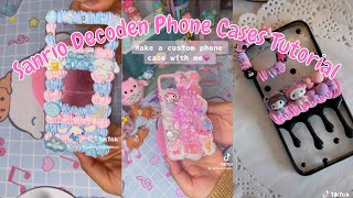 💖 Make The Kawaii Sanrio Decoden Phone Cases DIY Tutorial With Me📱  TikTok Compilation 42 [upl. by Hamrah727]