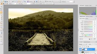 Serif PhotoPlus X5  Converting Photos to Black and White [upl. by Melisande]