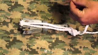 How to tie a Grapnel Grapple Anchor for Kayaks [upl. by Coe911]