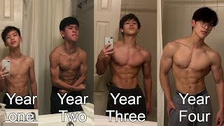 Nicolas Berndt 4 Year Natural Body Transformation 1216 [upl. by Lazar]